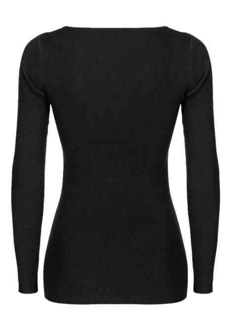 LOVE BIRDS BUCKLE TIGHT SHIRT PINKO | sweaters | 101846 A15SZ99